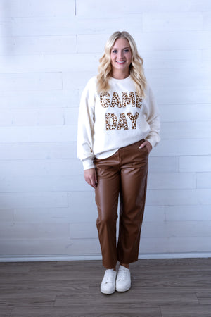 Leopard Game Day Sweatshirt
