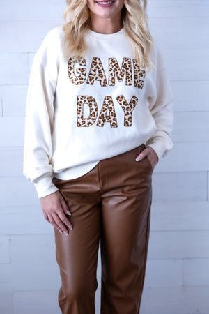Leopard Game Day Sweatshirt