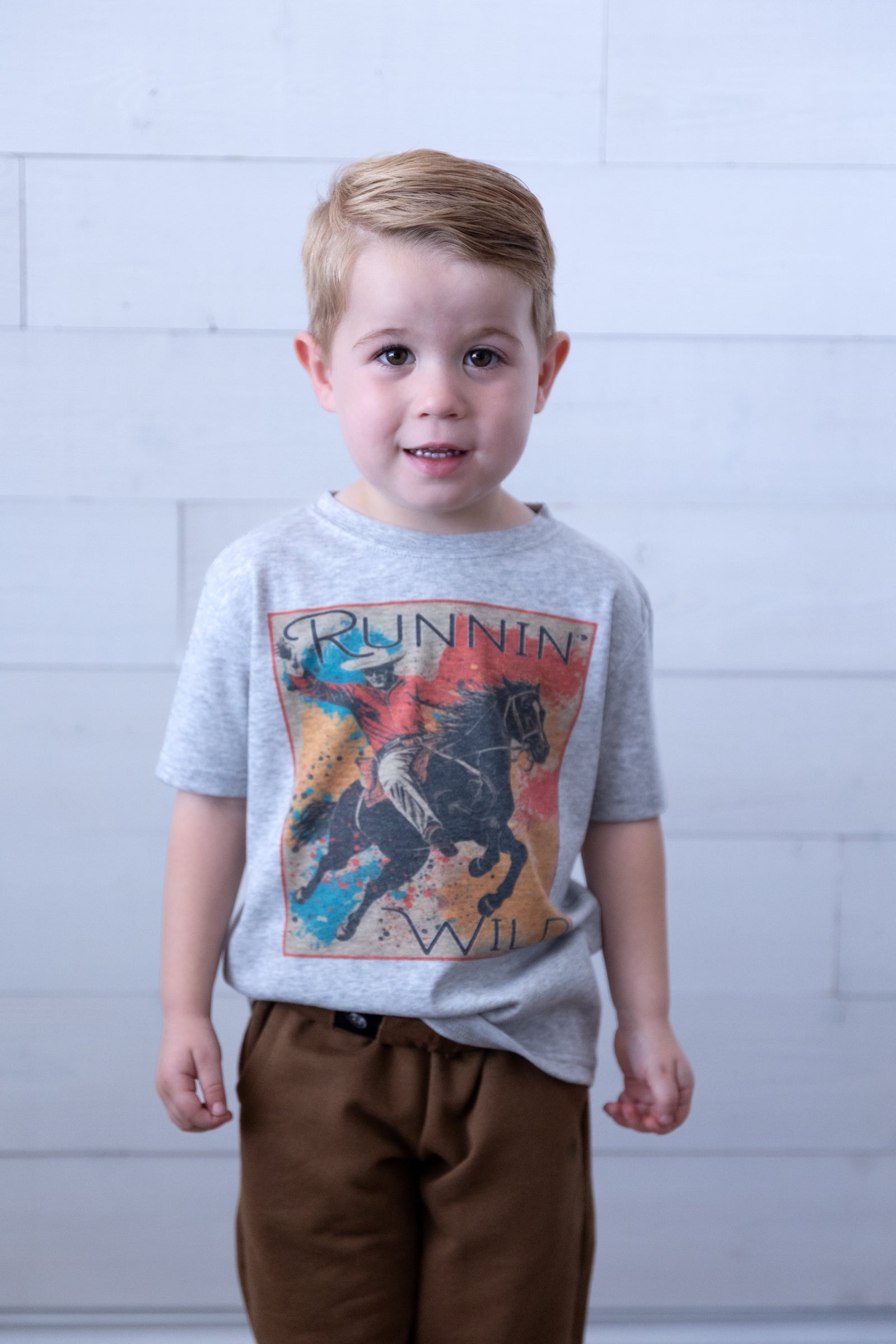 Kid's Runnin' Wild Short Sleeve Tee