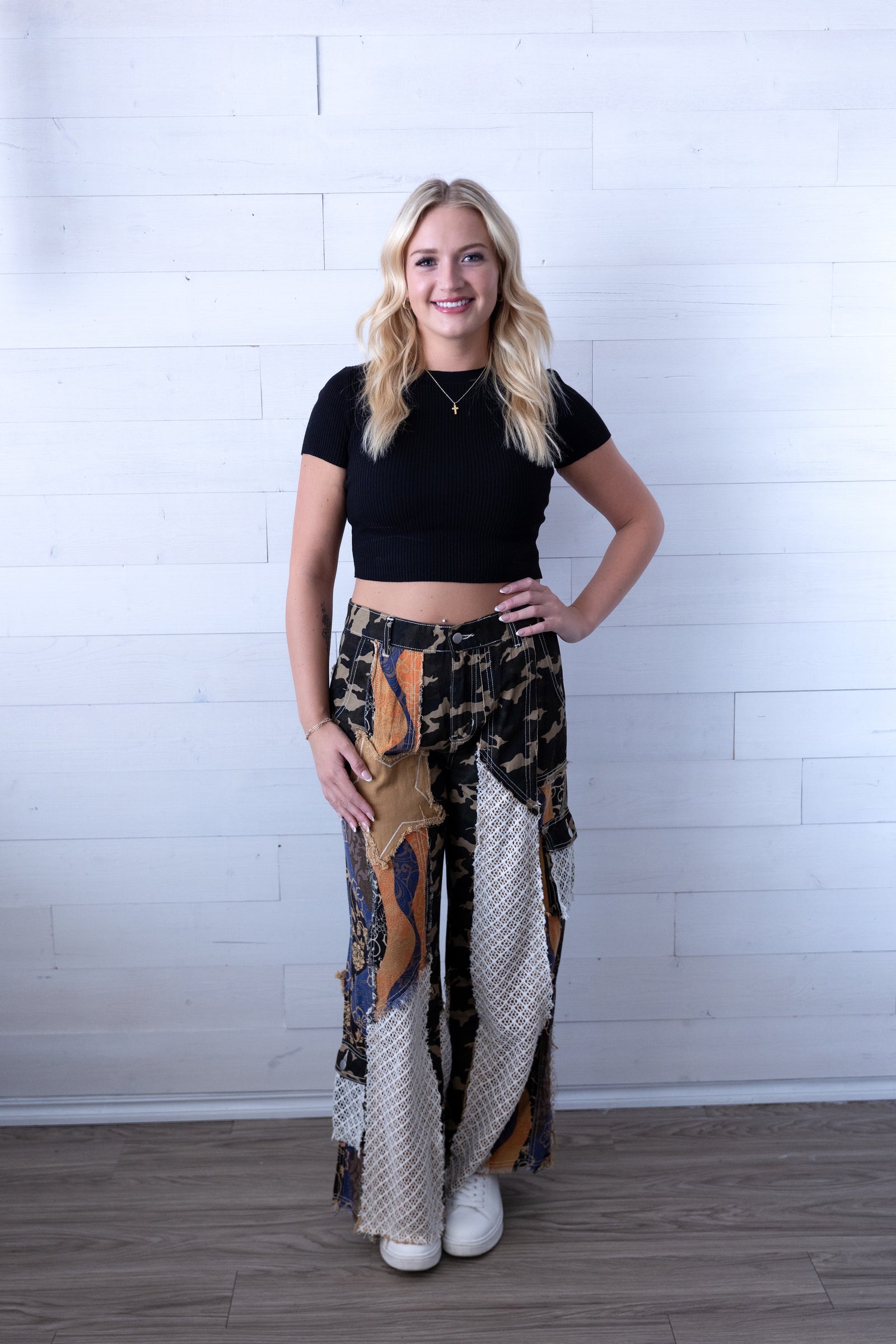 POL Camo Print with Star Pants