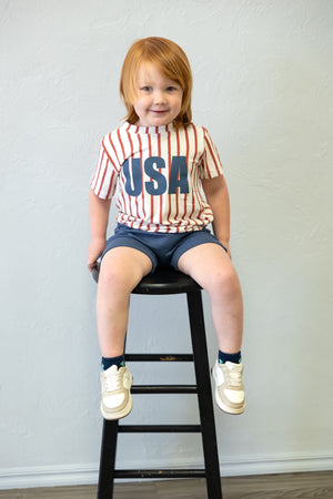 Boys Short Sleeve Tee USA