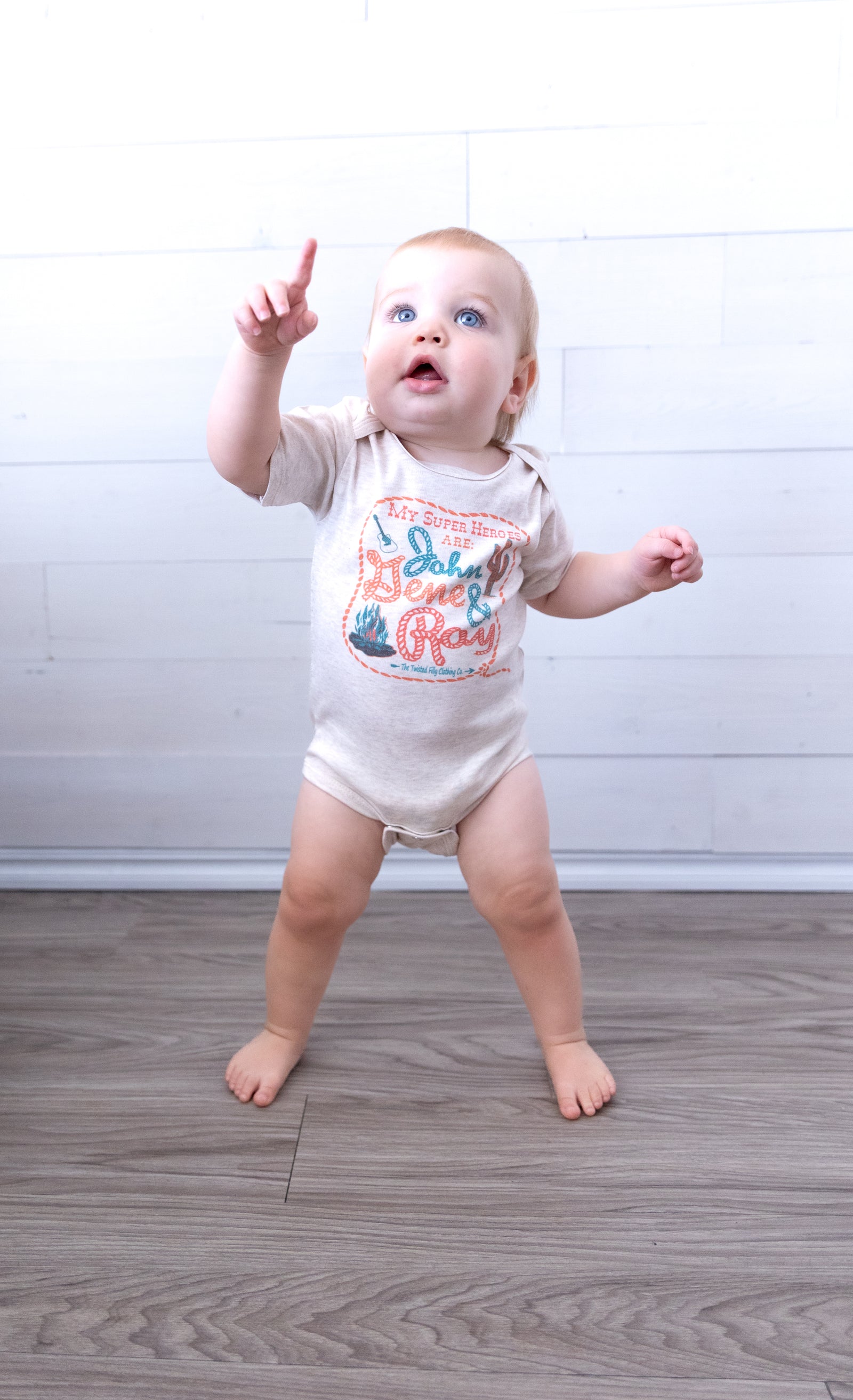 Infant My Super Heros are John Gene & Roy One Piece