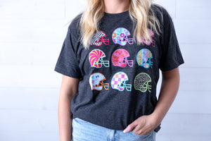 Neon Funky Helmet Graphic Tee Black