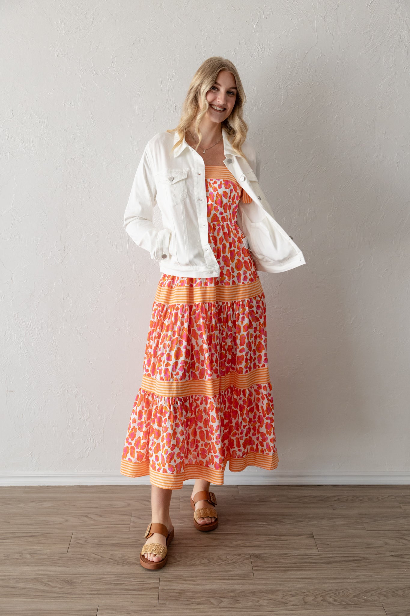Ashley Vintage Washed Jacket White