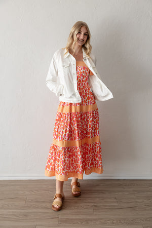 Ashley Vintage Washed Jacket White