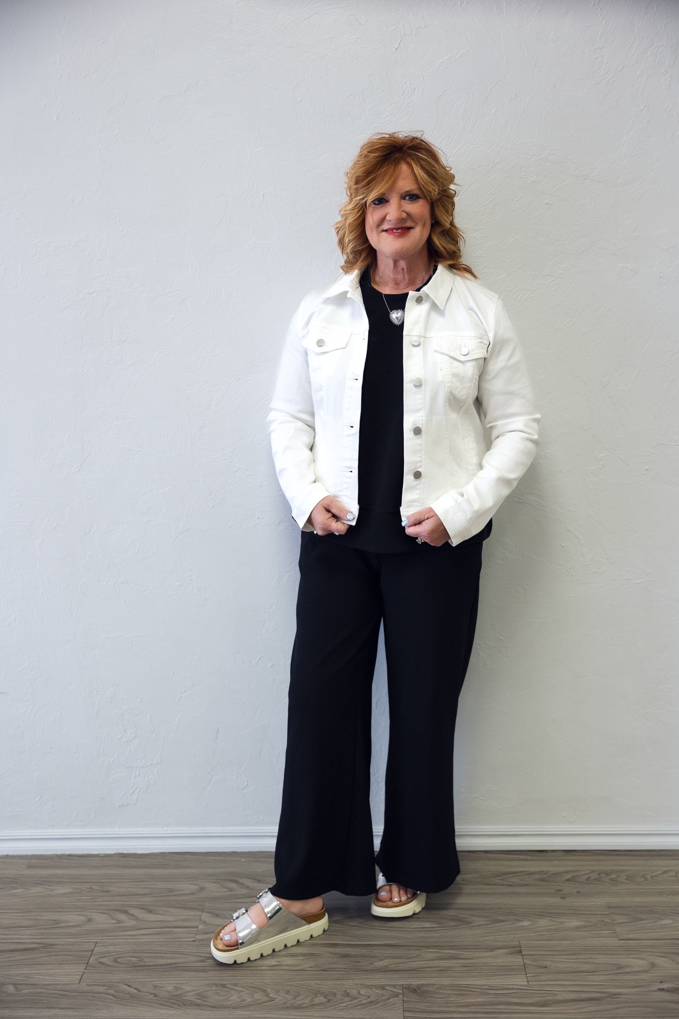 Ashley Vintage Washed Jacket White