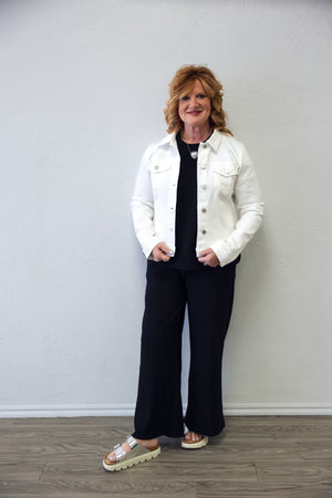 Ashley Vintage Washed Jacket White