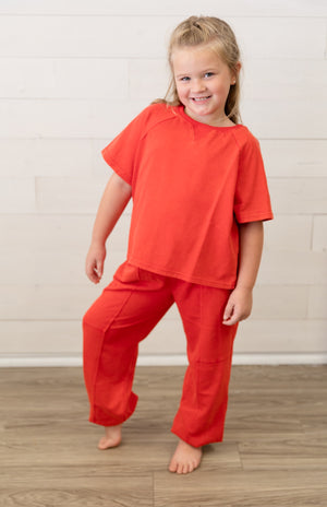 Red Athletic/Jogger Bottoms