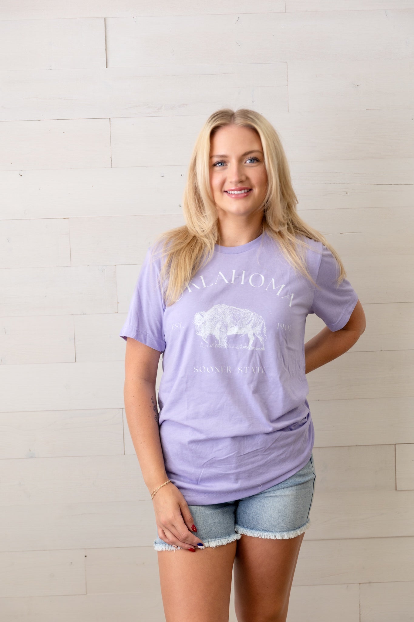 Oklahoma Buffalo Sooner State Graphic Tee