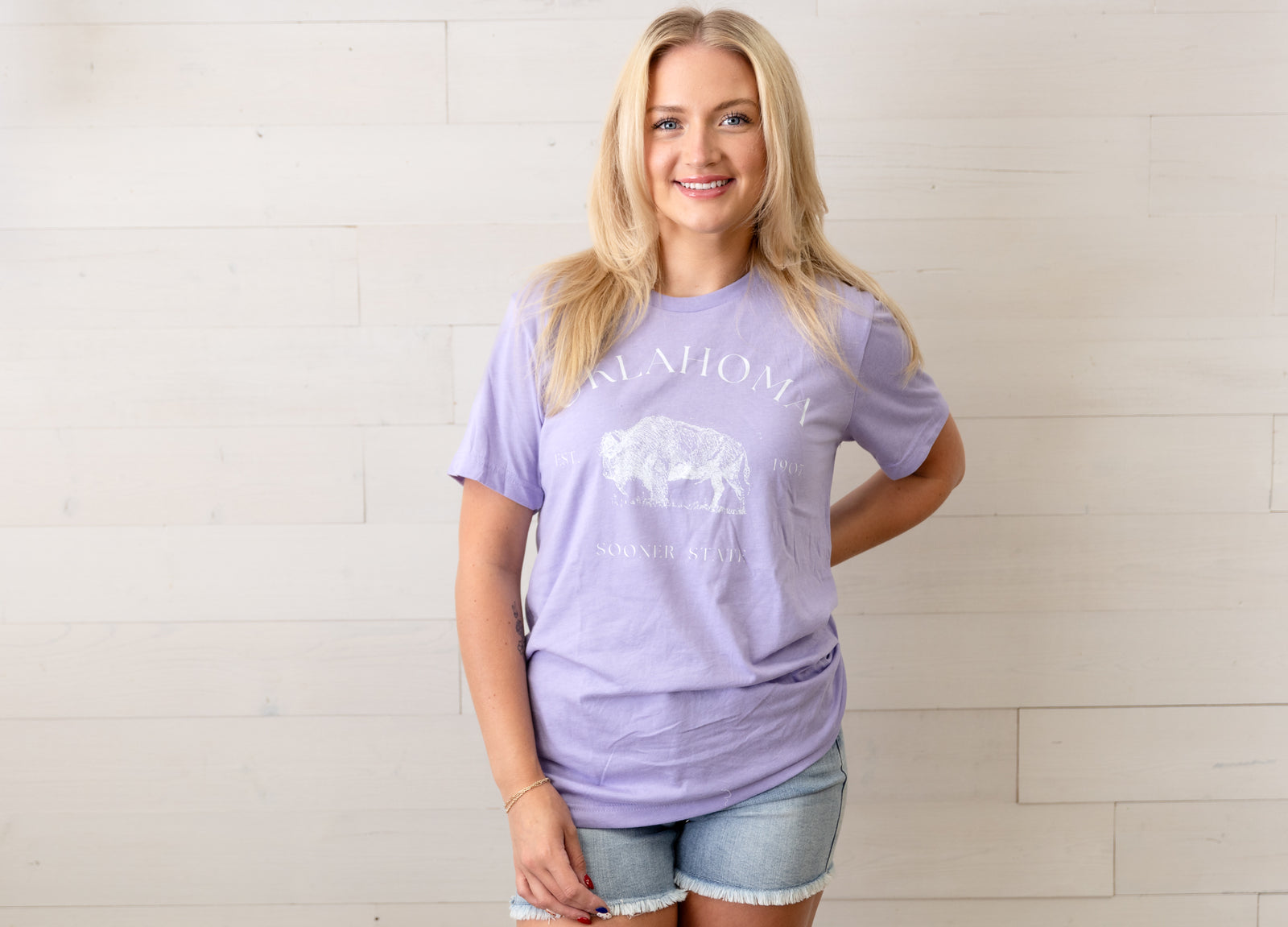 Oklahoma Buffalo Sooner State Graphic Tee