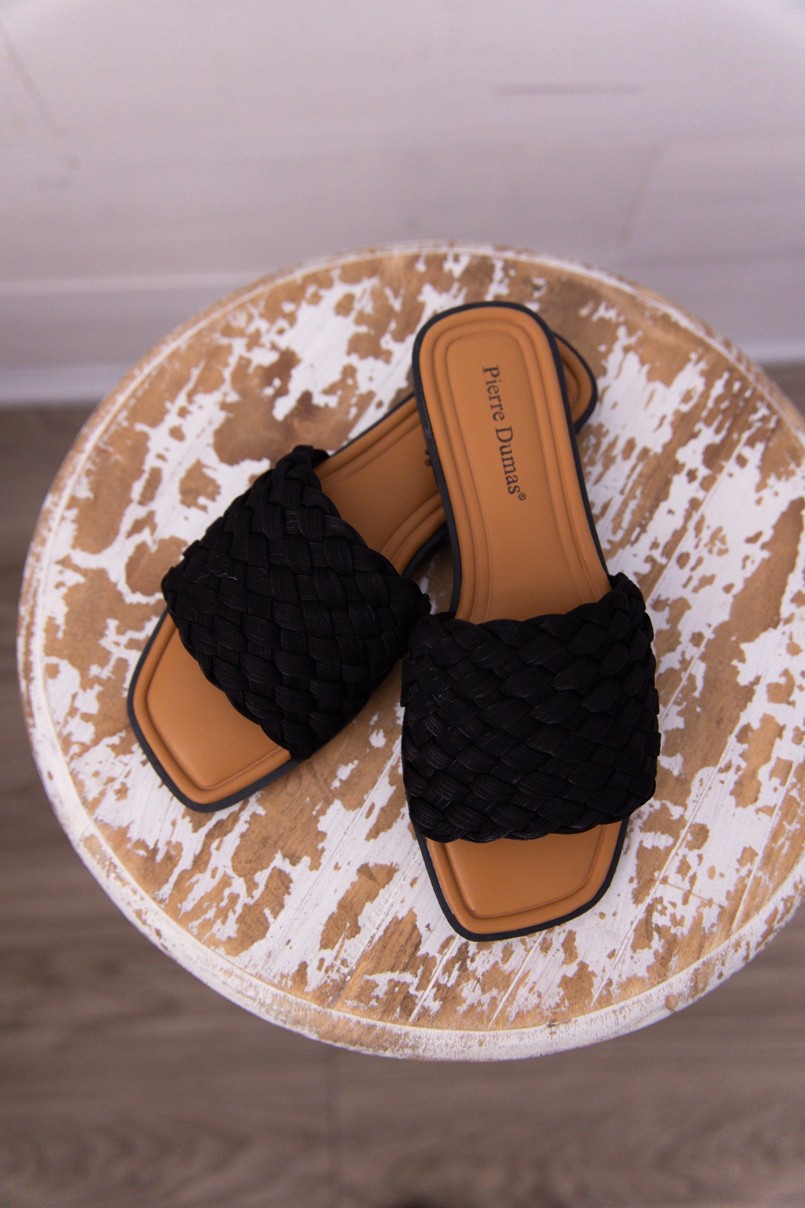 Pierre Dumas Empress Black Sandals