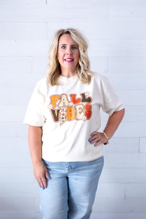 Fall Vibes Graphic Tee Ivory