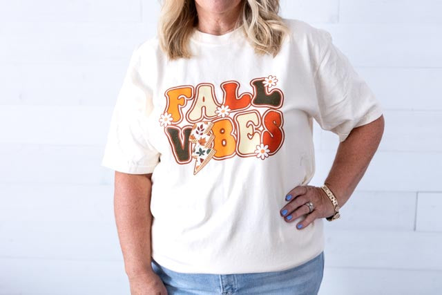 Fall Vibes Graphic Tee Ivory