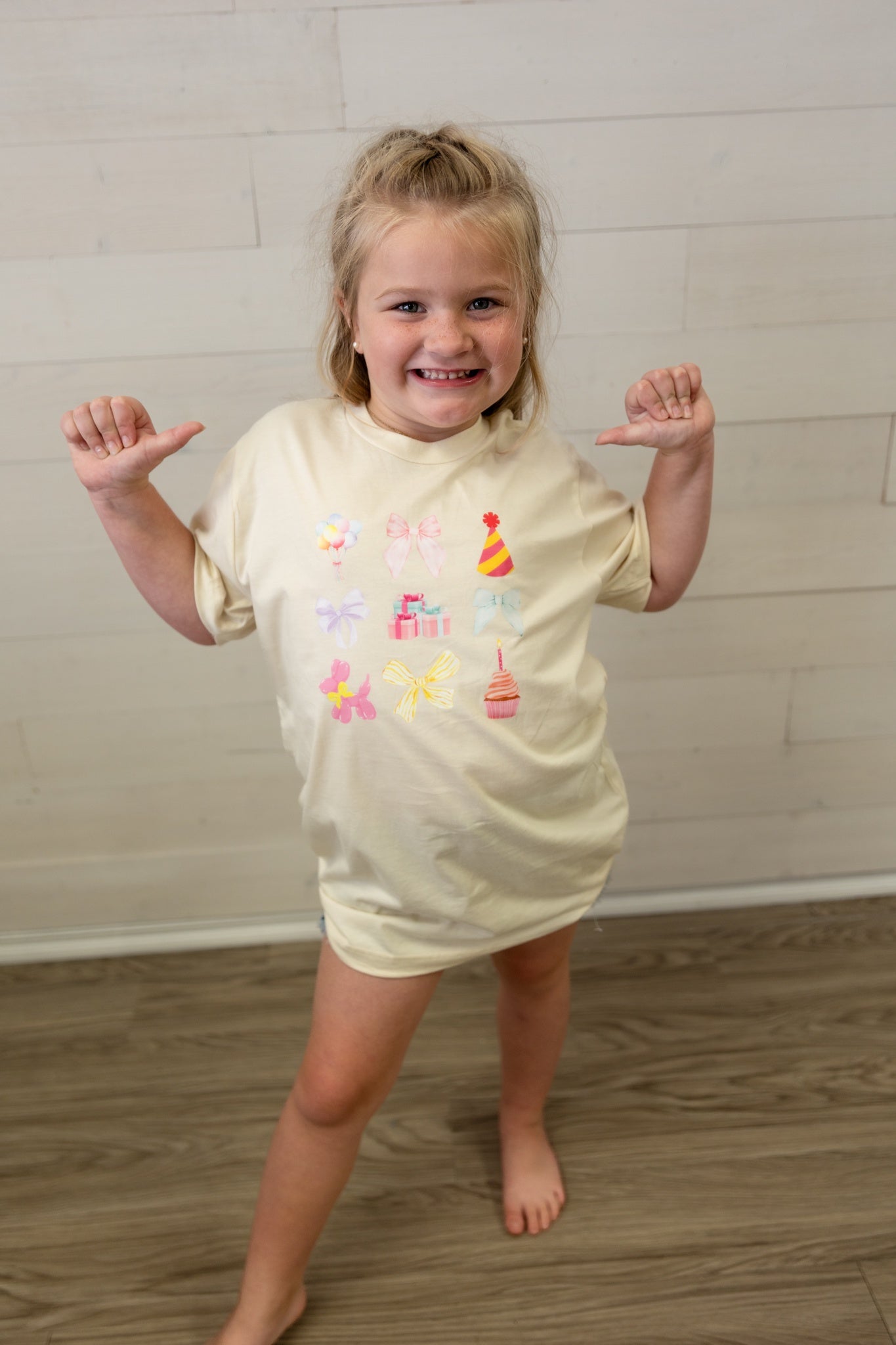 Birthday Girl Graphic Tee Ivory