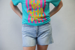 Jade High Rise Raw Cut Hem Side Slit Shorts