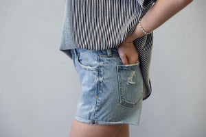 Riley High Rise BF Short Vintage
