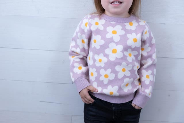 Love You Bunches Sweater Purple