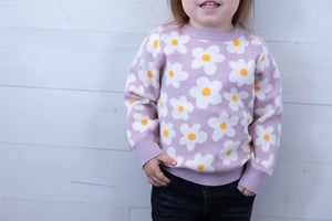 Love You Bunches Sweater Purple