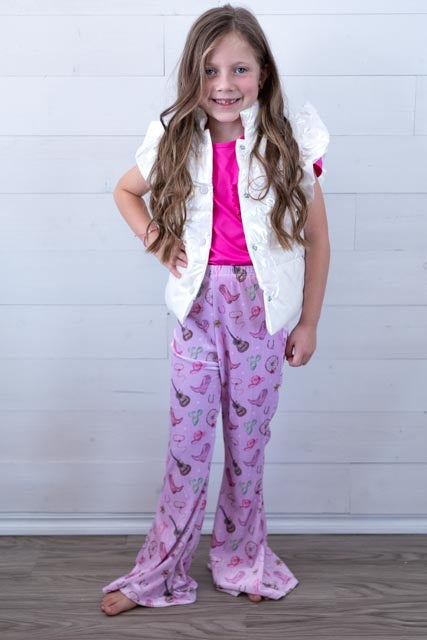 Boot Scootin Ribbed Velvet Leggings