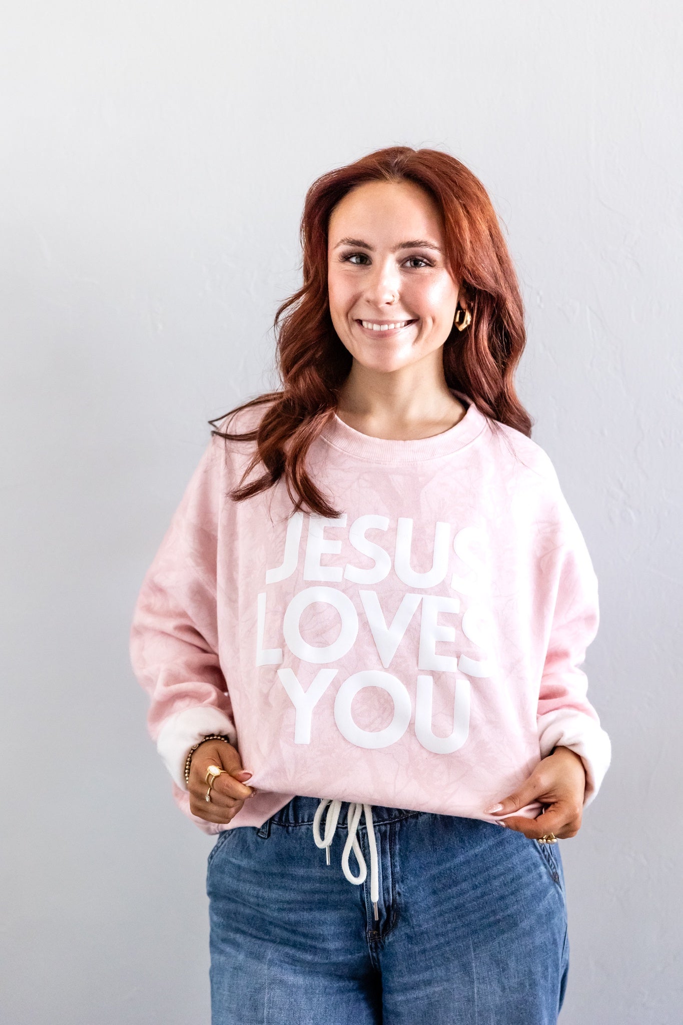 Jesus Loves You Camo Sweatshirt