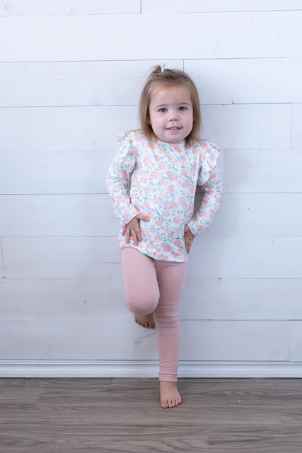 Leggings Basic Misty Rose