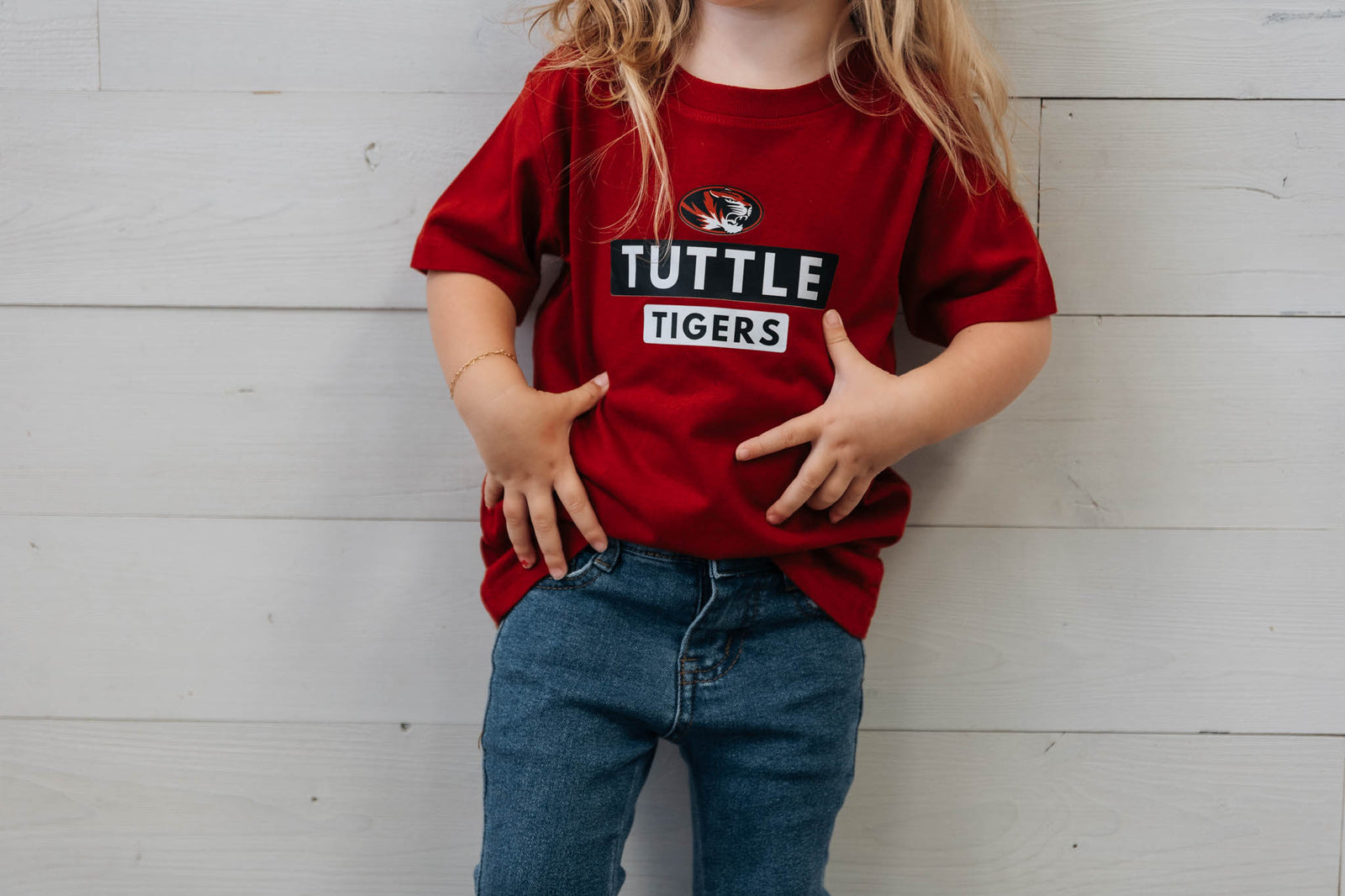 Kids Tuttle Tigers Graphic Tee Crimson