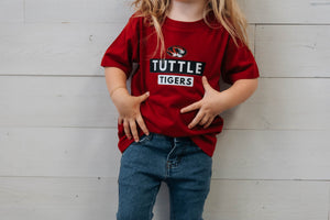 Kids Tuttle Tigers Graphic Tee Crimson