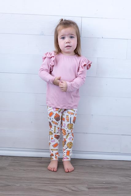 Girl's Halloween Candy Leggings
