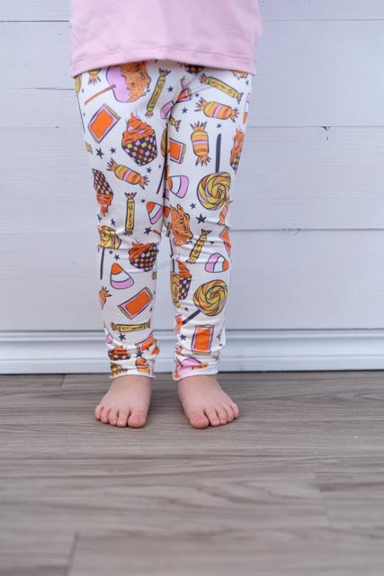 Girl's Halloween Candy Leggings