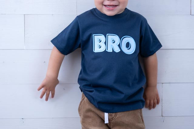 Toddler Bro Blue Graphic Tee