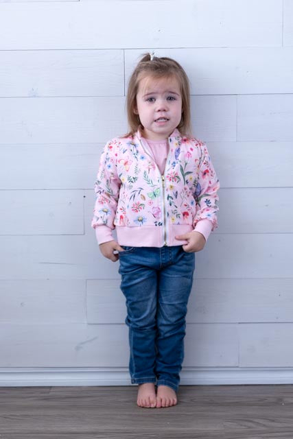 Butterfly Meadows Satin Jacket