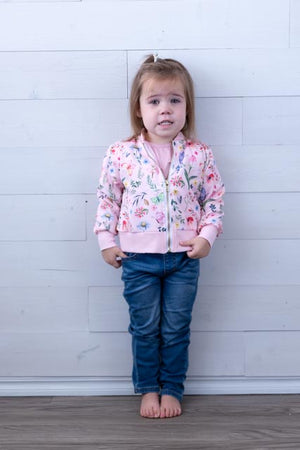 Butterfly Meadows Satin Jacket