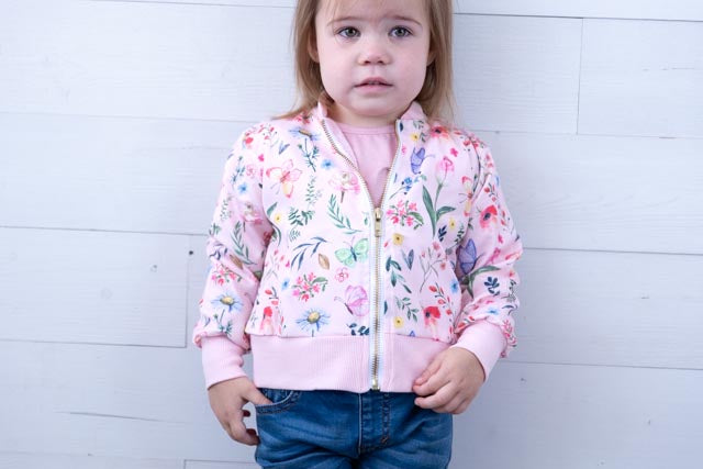 Butterfly Meadows Satin Jacket