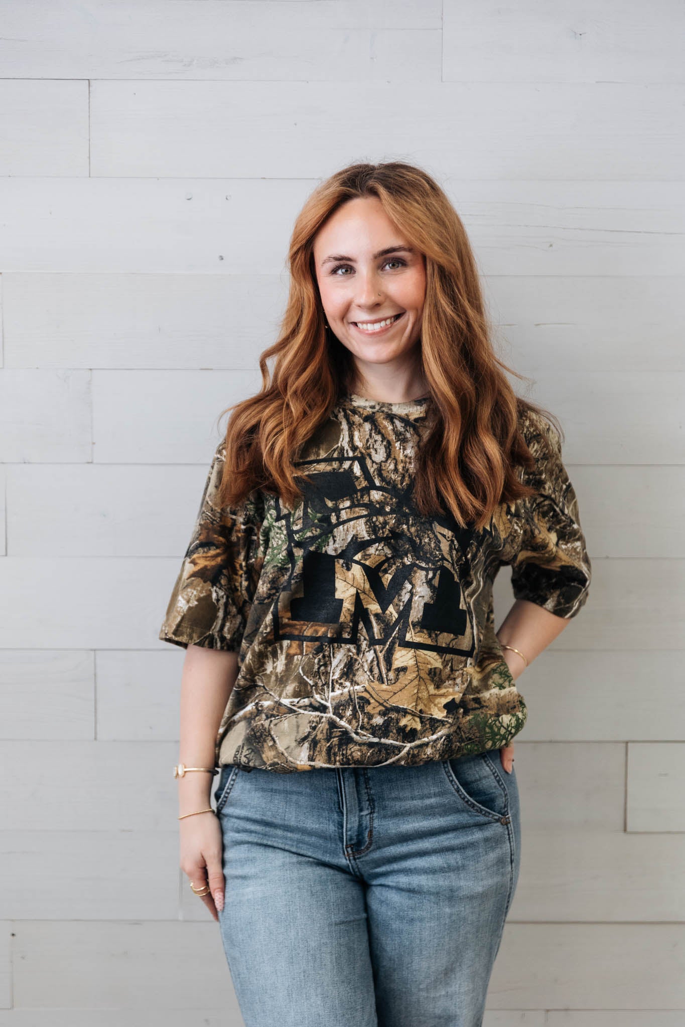 Mustang Camo Realtree Graphic Tee