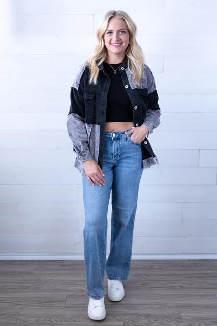 Molly MR Tummy Control Vintage Wash Straight Jean