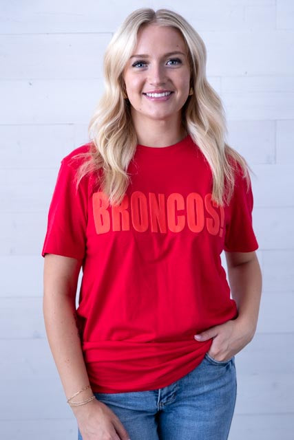 BRONCOS Puff Graphic Tee