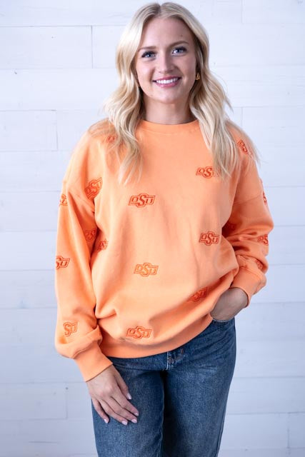 Gameday Social OK State Ritter Repeat Crew Sweatshirt