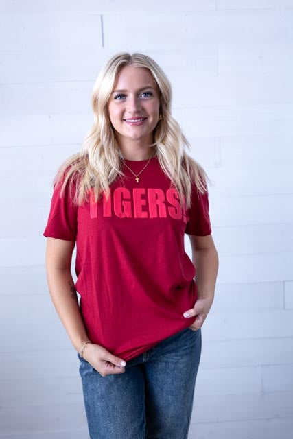 TIGERS!  Puff Graphic Tee
