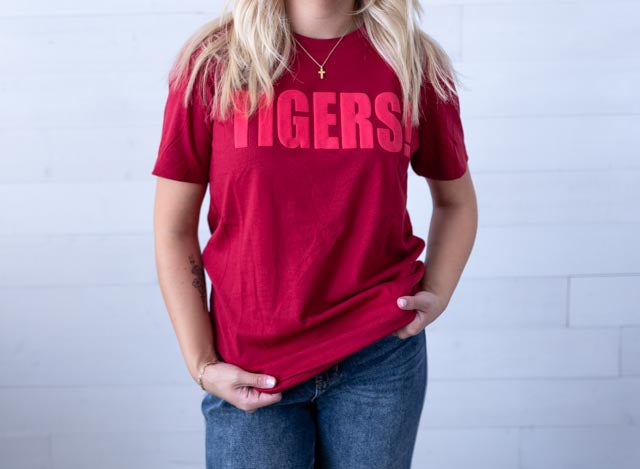 TIGERS!  Puff Graphic Tee