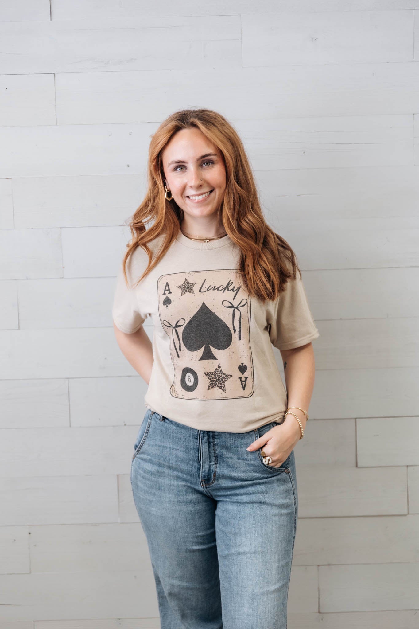 Ace Of Spades Lucky Graphic Tee