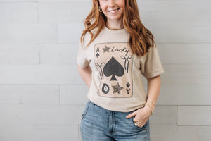 Ace Of Spades Lucky Graphic Tee