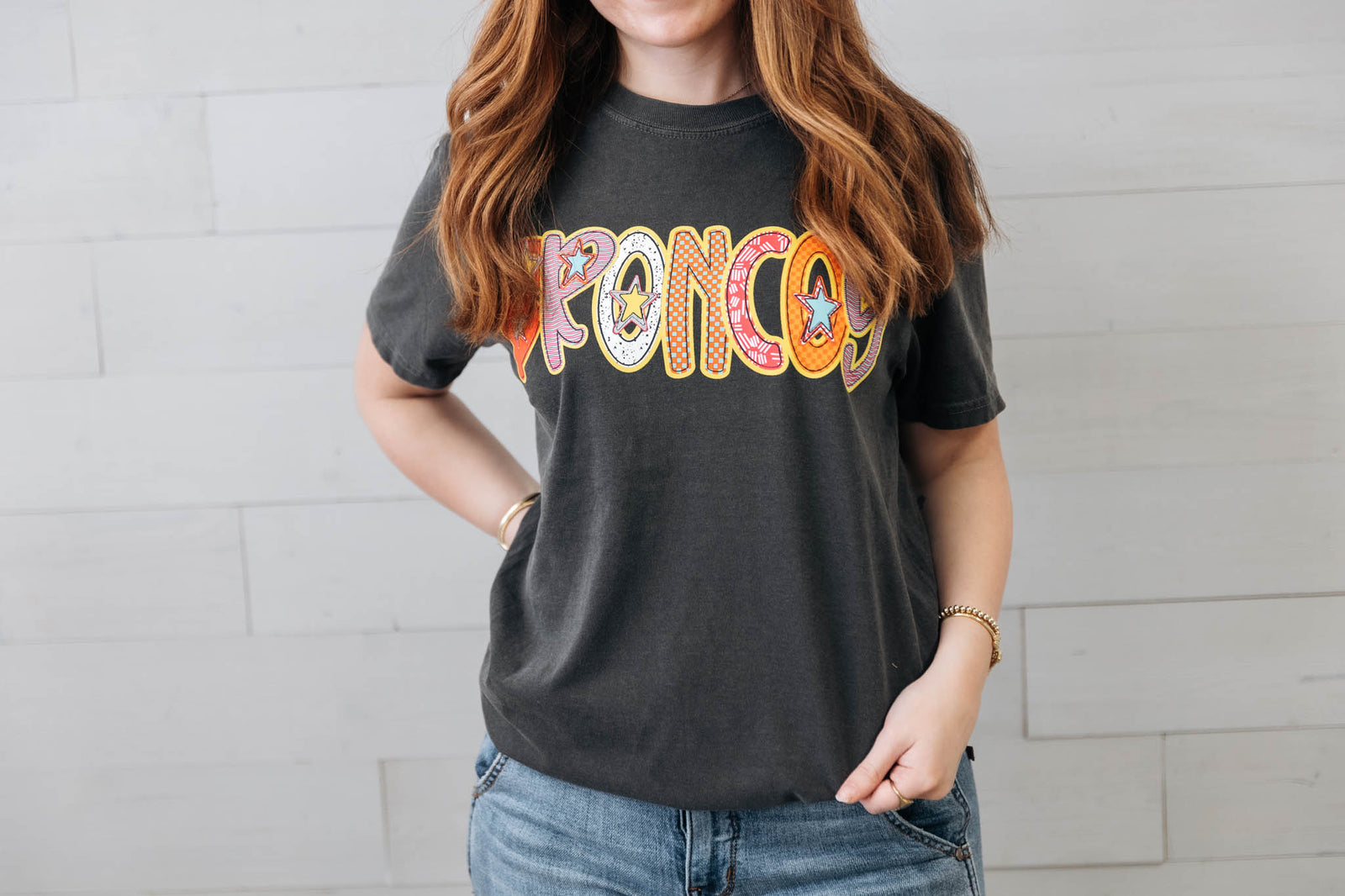 Color Pop Broncos Graphic Tee