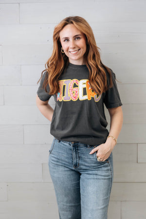 Color Pop Tigers Graphic Tee