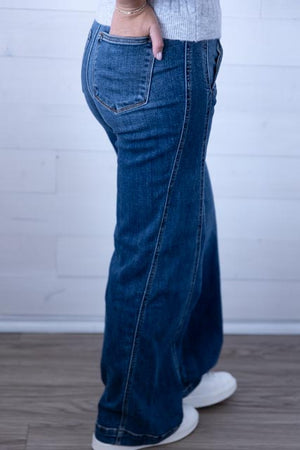 Nelly HW Trouser Wide Leg Jeans