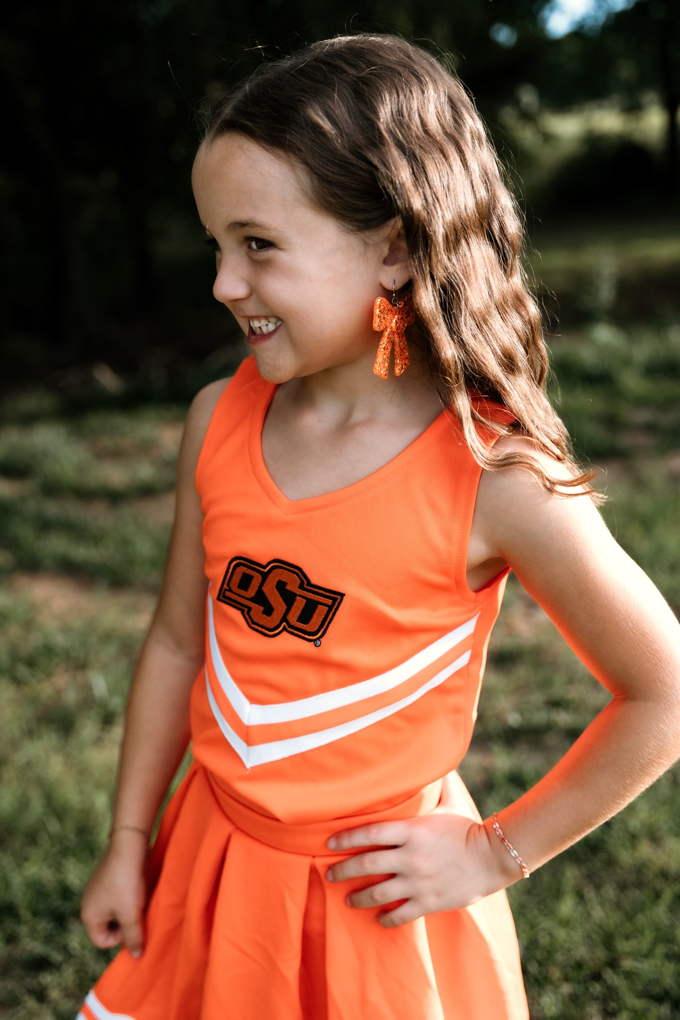 OSU Cheer Dress Bloomer Set Orange