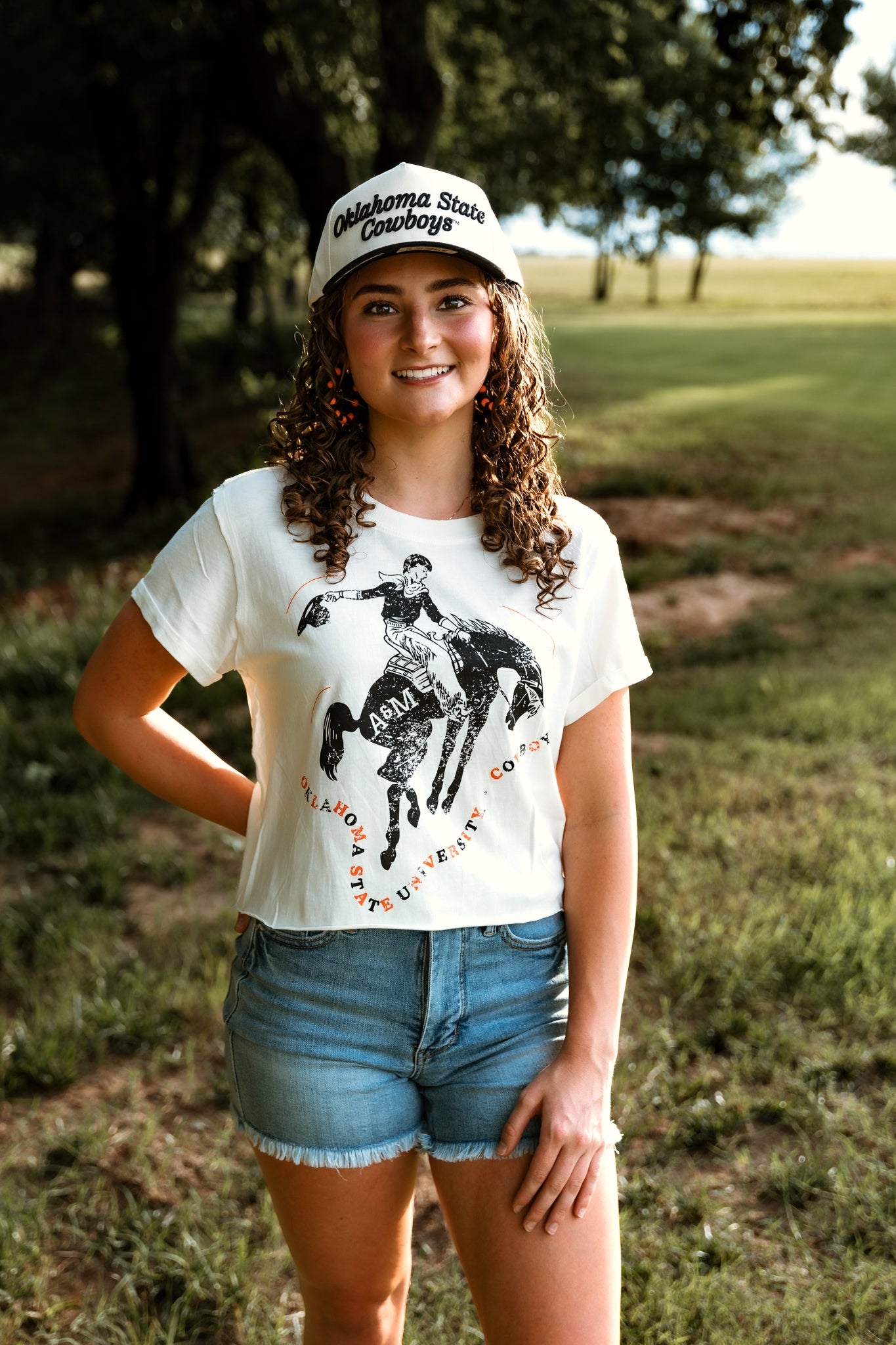 gameday SOCIAL White Oklahoma State Cuff Sleeve