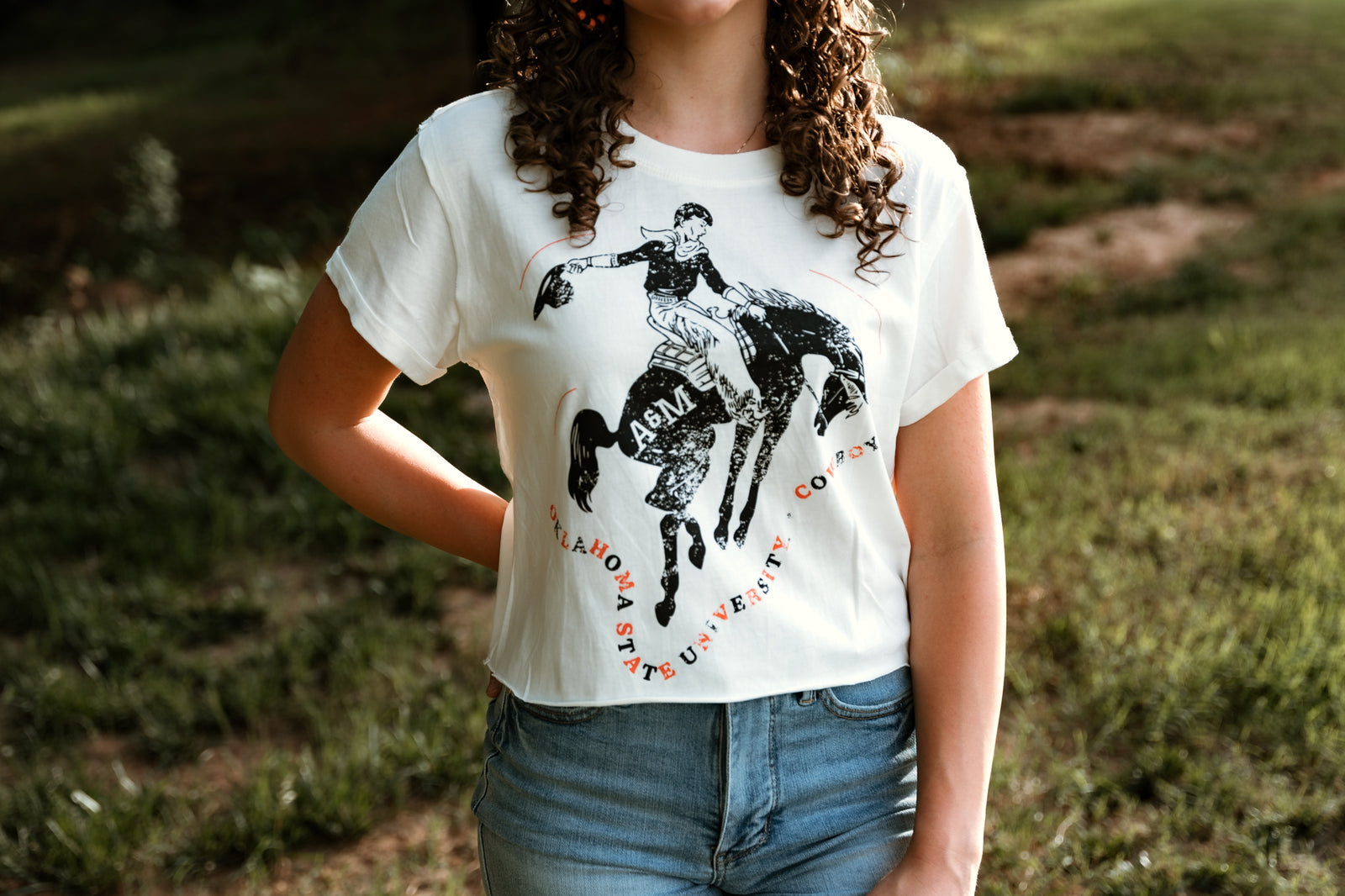 gameday SOCIAL White Oklahoma State Cuff Sleeve