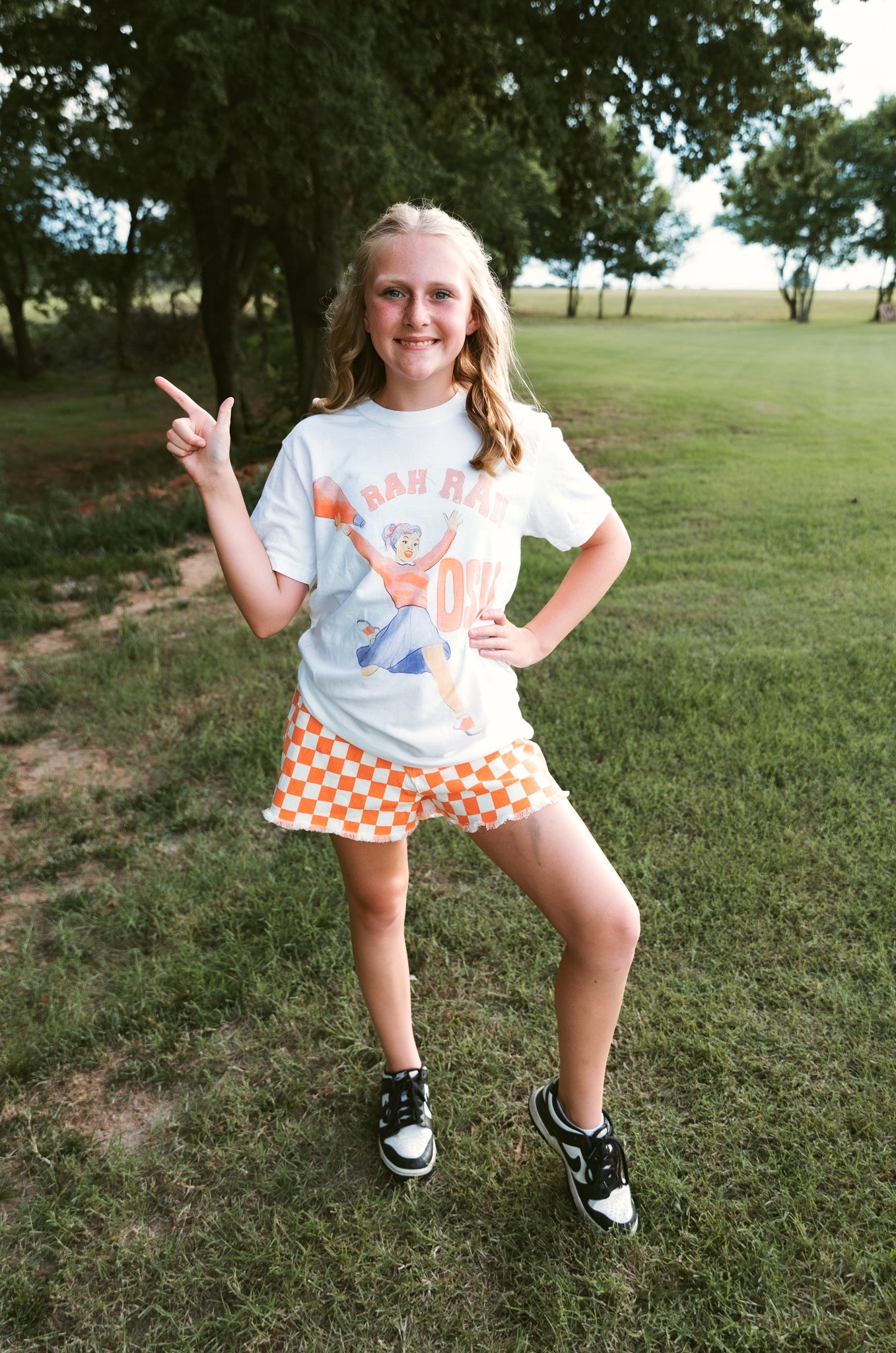 OSU Cowboys Rah Rah Graphic Tee Ivory