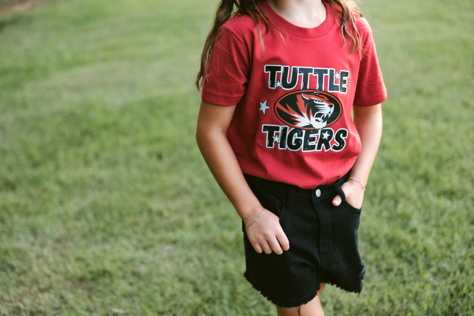 Youth Star Tuttle Tigers Graphic Tee Cardinal Red
