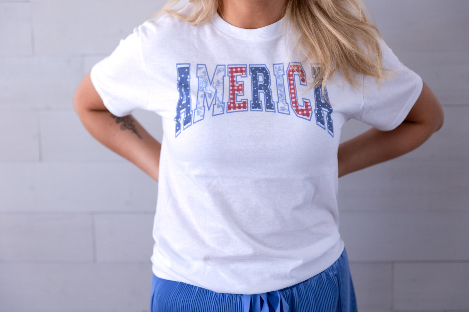 Hart and Hollow America Graphic Tee White